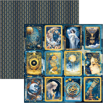 Ciao Bella - 12X12 Patterns Pad - Celestial. Available at Embellish Away located in Bowmanville Ontario Canada.