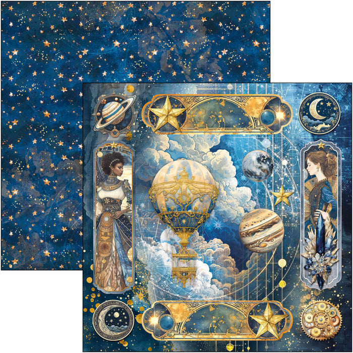 Ciao Bella - 12X12 Patterns Pad - Celestial. Available at Embellish Away located in Bowmanville Ontario Canada.