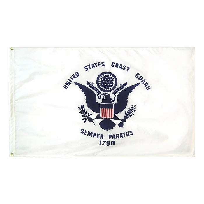 Coast Guard Nylon Flag-Collins Flags-Atlas Preservation