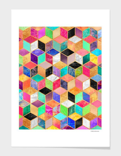 Colorful Cubes  Frame