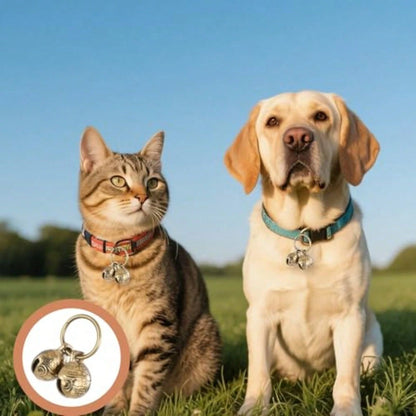 Copper Bell For Dog Collar, 4 PCS Brass Dog Bells Extra Loud Collar Bell For Pet Tracking Anti Lost Training Pets Pendant Accessories Anti Theft Bells For Little Dogs And Cats