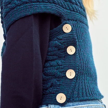 Corrib Crossover Atlantic Aran Wrap