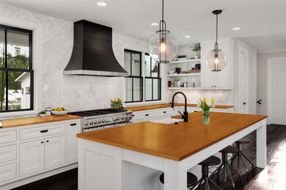 Retique It full kitchen countertop kit with cedar stain, showcasing a grained wood finish on a kitchen surface.
