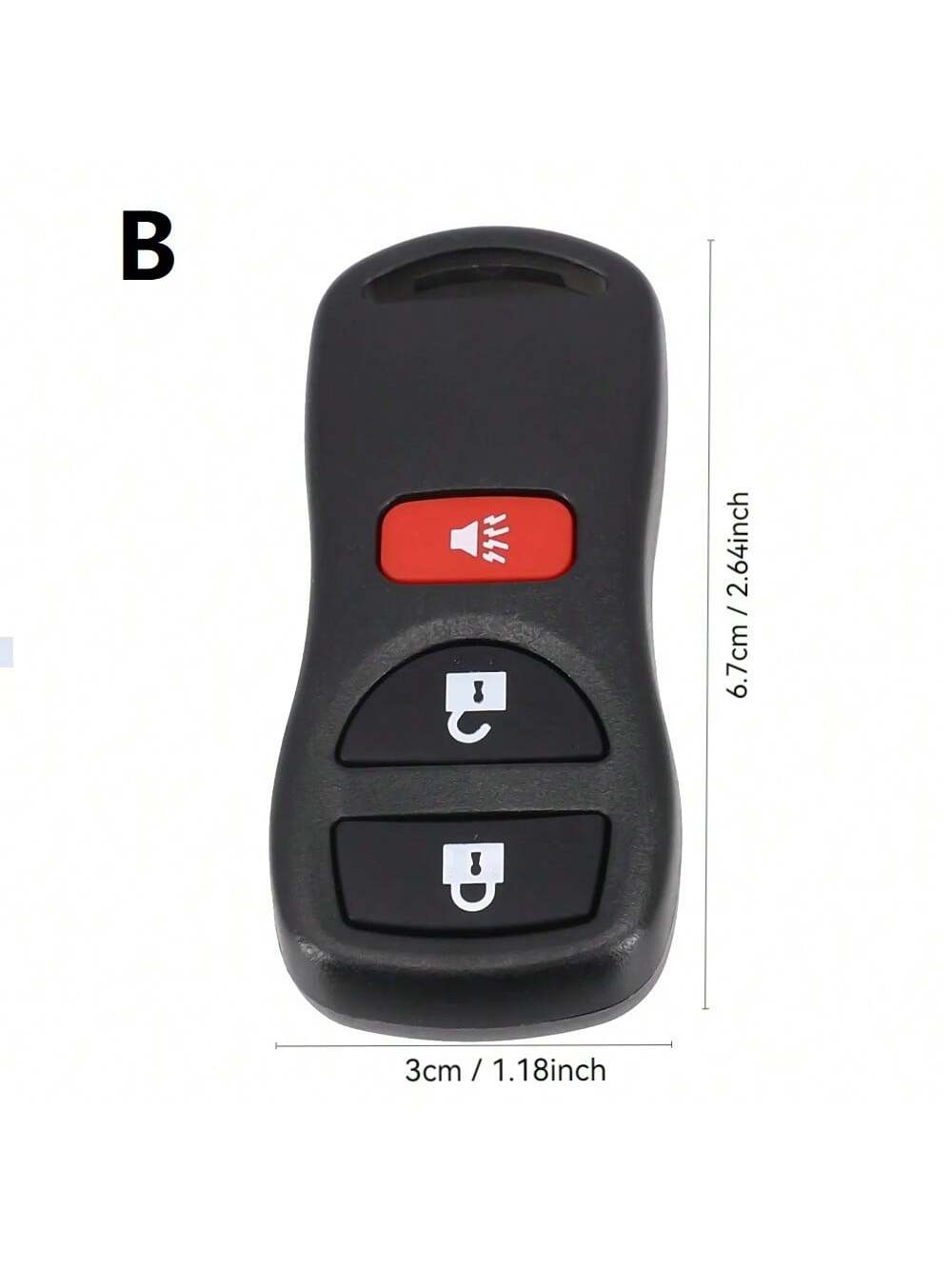 Creative Mini Realistic Car Key Hidden Safe, With Secret Compartment, Can Store Empty Car Key Fob, Coins, Pills, Coins, Etc., Key Disguise Safe, With Sealed Rubber Ring, Hidden Secret Compartment, Can