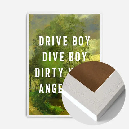 21x30cm | 8¼ x 11¾in / White Wood Frame
