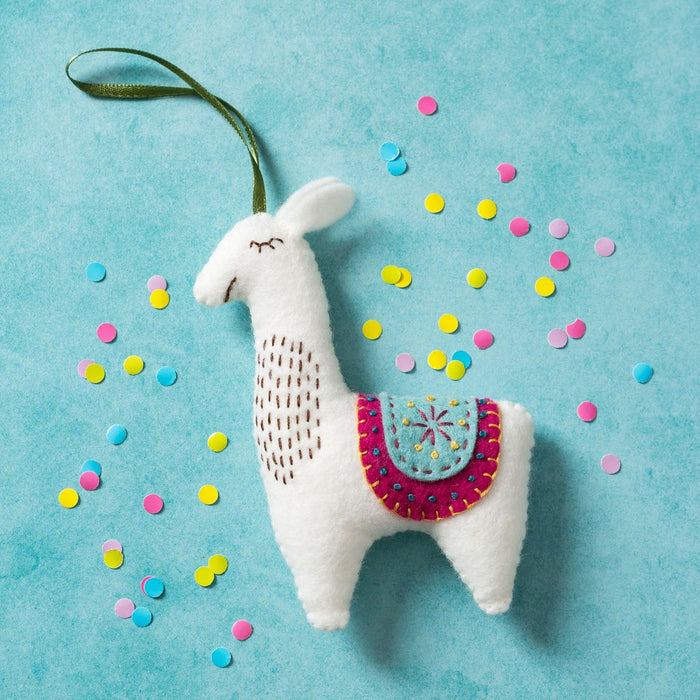 Felt Craft Mini Kit - Llama-Stitched Modern