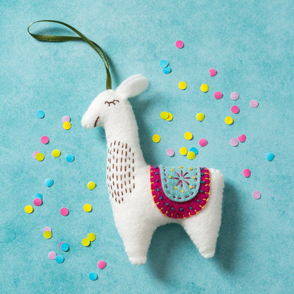 Felt Craft Mini Kit - Llama-Stitched Modern