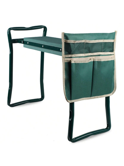 Garden Kneeler And Seat, Foldable Gardening Bench Heavy Duty Gardening Bench With Tool Pocket, EVA Foam Pad For Kneeling And Seating, Gifts For Women Men Gardener, Green,Garden Tools, Gardening Tools