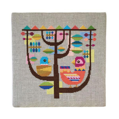 Happinest Cross Stitch Pattern-Stitched Modern