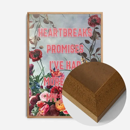 21x30cm | 8¼ x 11¾in / Oak Wood Frame