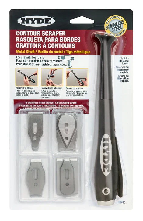 Heat-Safe Contour Scraper-Hyde Tool-Atlas Preservation