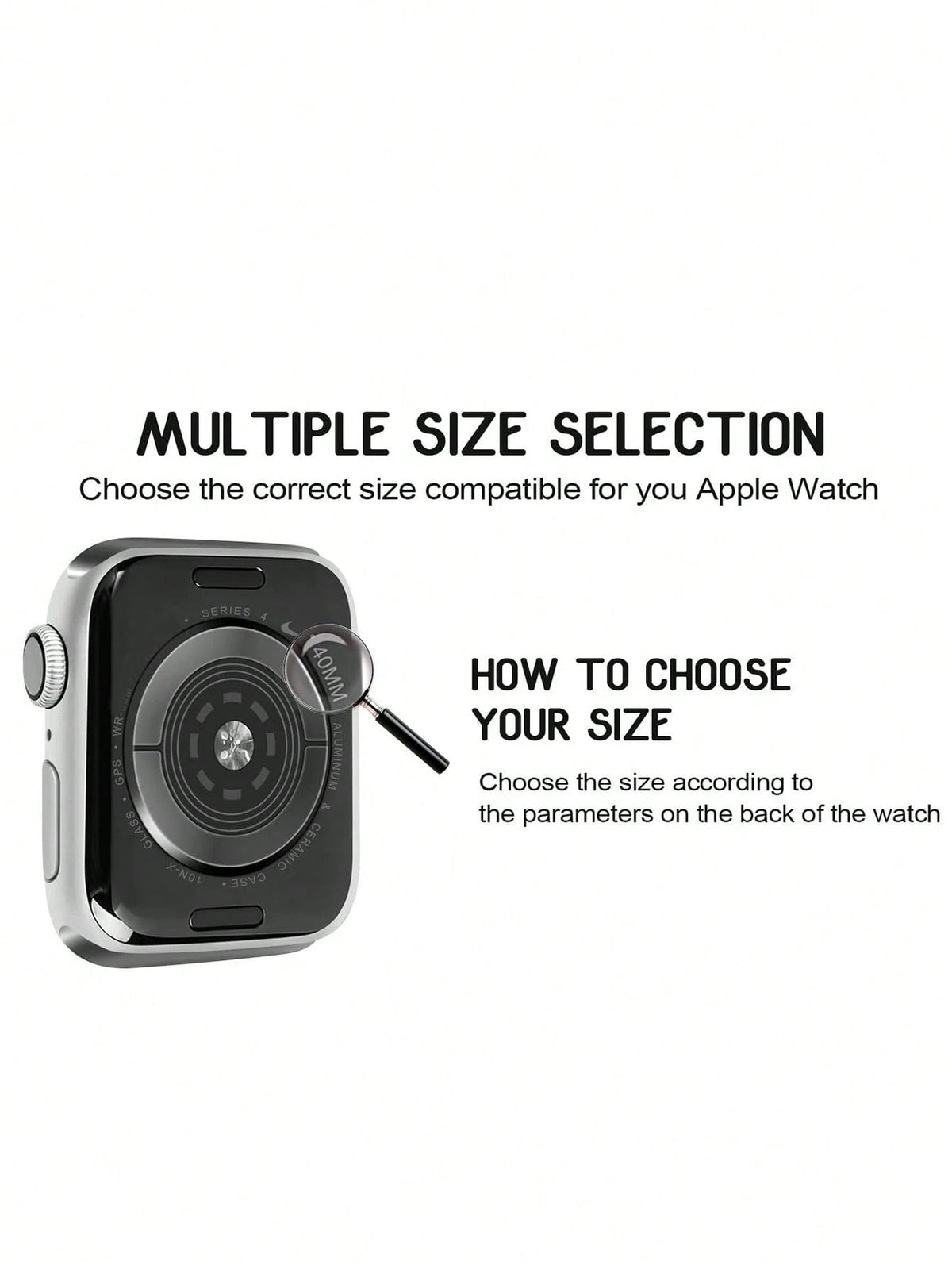 Hollow Out Case Compatible With Apple Watch, Randomly With Or Without Button