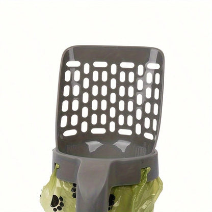 Large-Capacity Cat Litter Box With Integrated Waste Bin, Easy-Clean Design, Durable PP Material- Perfect For Cats, Litter Waste Management| Modern Pet Accessories| Easy-Clean Material