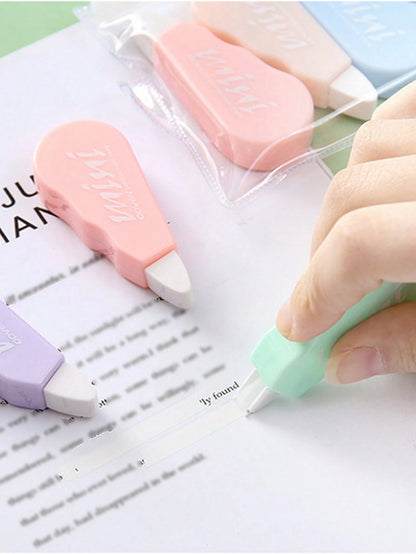 Macaron Color Mini Correction Tape, Simple Compact Smooth Non-Easily Broken Correction Tape, Single/Random Sent Back To School