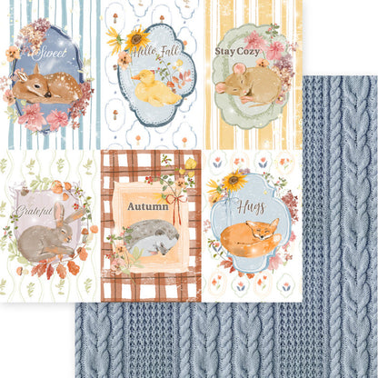 Memory Place -  8X8 Collection Pack - Hello Fall. 18 sheets, 80lbs double sided. Available at Embellish Away located in Bowmanville Ontario Canada.