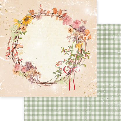 Memory Place -  8X8 Collection Pack - Hello Fall. 18 sheets, 80lbs double sided. Available at Embellish Away located in Bowmanville Ontario Canada.