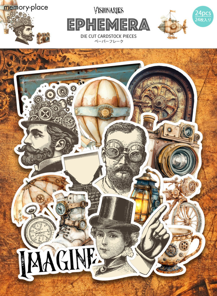 Memory-Place - Ephemera - Visionaries - 24/Pkg. Available at Embellish Away located in Bowmanville Ontario Canada.
