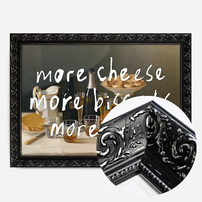21x30cm | 8¼ x 11¾in / Black Ornate Frame