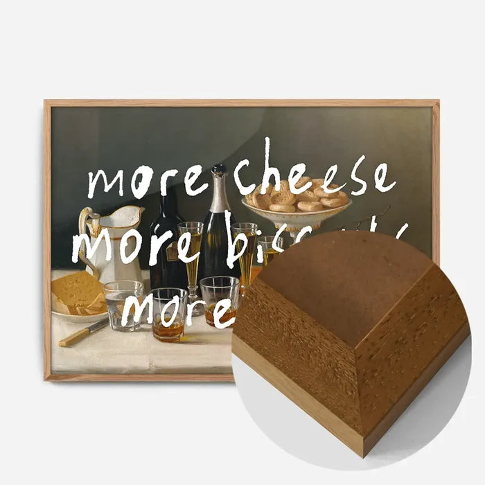 21x30cm | 8¼ x 11¾in / Oak Wood Frame
