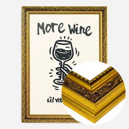 21x30cm | 8¼ x 11¾in / Gold Ornate Frame