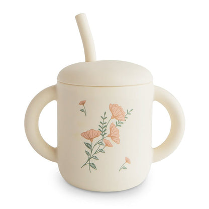 Mushie Training Cup + Straw
