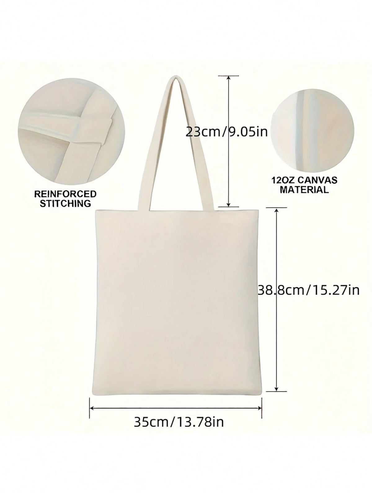 Personalized Custom Canvas Bag, Foldable Tote Bag With Photo Scenery Illustration Print, Large Capacity Lightweight Shoulder Bag For Women, Gift Ideas