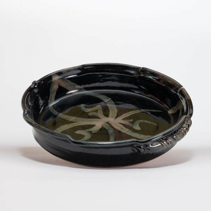 Pie Plate Lg BLK