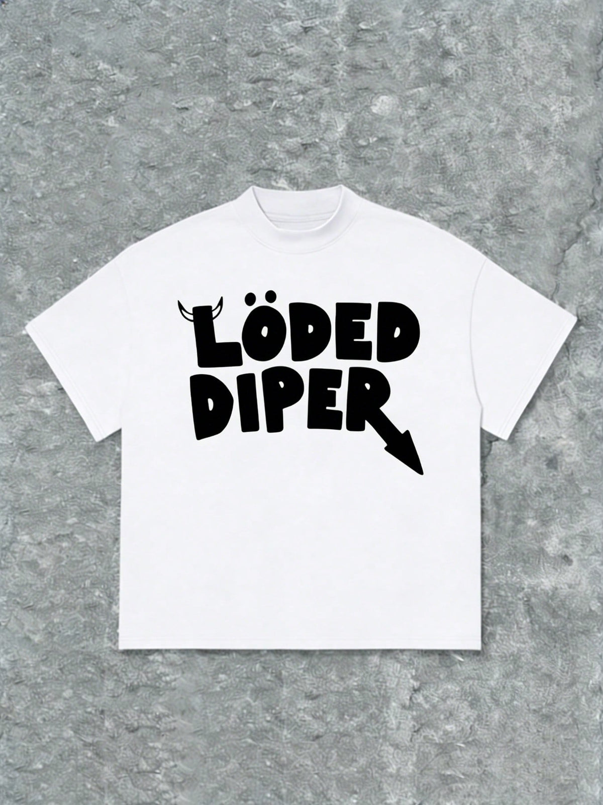 Plus Size Women T-Shirts,L?Ped Diper Brand Inspired Typography 100% Cotton 220g Casual Printed T-Shirt,Crew Neck Short Sleeve,For Going Out,Gift,Summer,Unisex