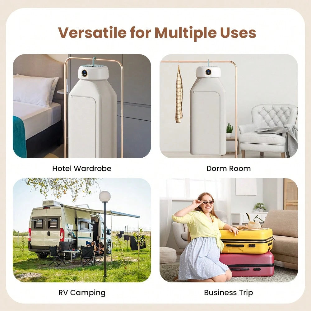 Portable Clothes Dryer, Mini Dryers For Laundry, Small Foldable Electric Compact Drying Machine For Travel,RV, Home And Apartment