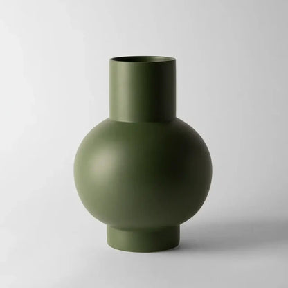 Raawii Strøm Vase, Deep Green