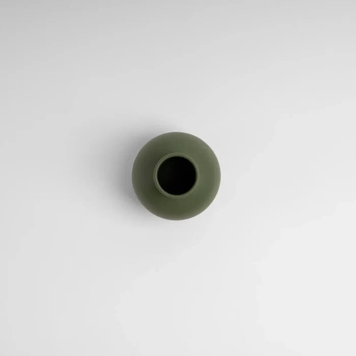 Raawii Strøm Vase, Deep Green
