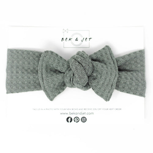 Sage Waffle Knit Headwrap