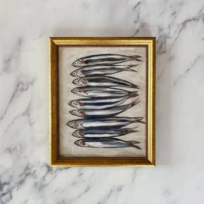 Sardines Framed Art Print
