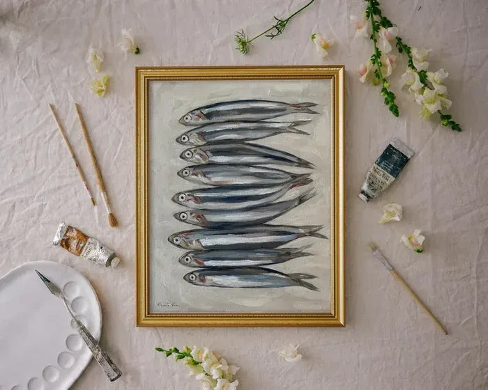 Sardines Framed Art Print