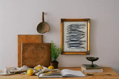 Sardines Framed Art Print