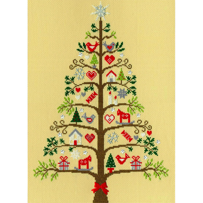 Scandi Tree Cross Stitch Kit-Stitched Modern