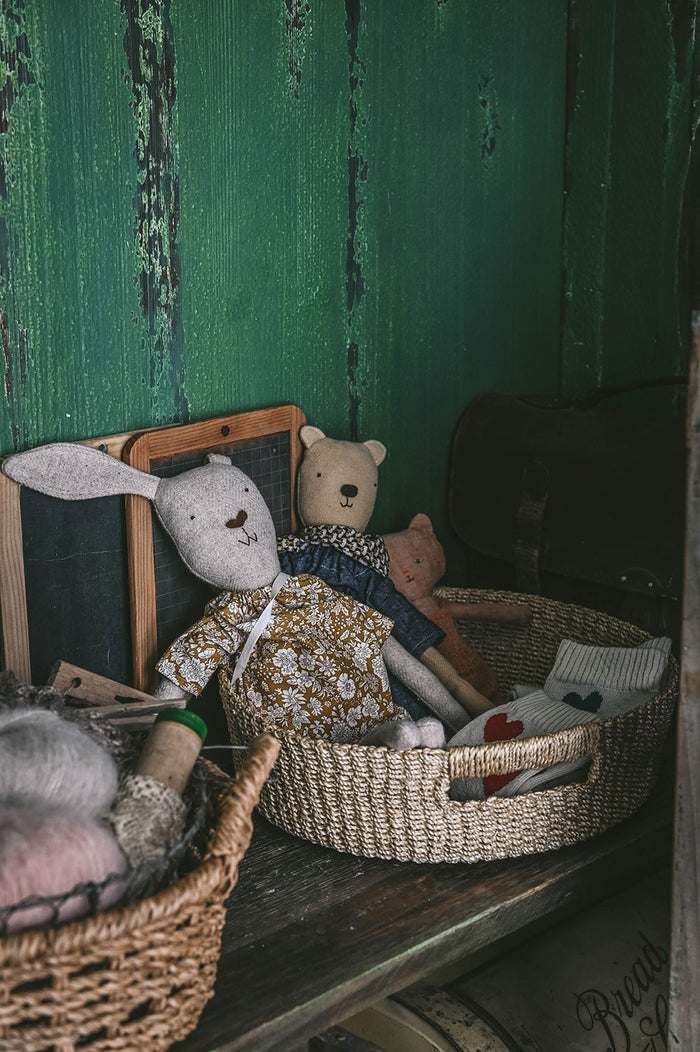 Short Woven Basket