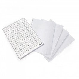 Sizzix - Accessory - Sticky Grid Sheets - 6X8.5. Stick to the perfect start! Available at Embellish Away located in Bowmanville Ontario Canada.