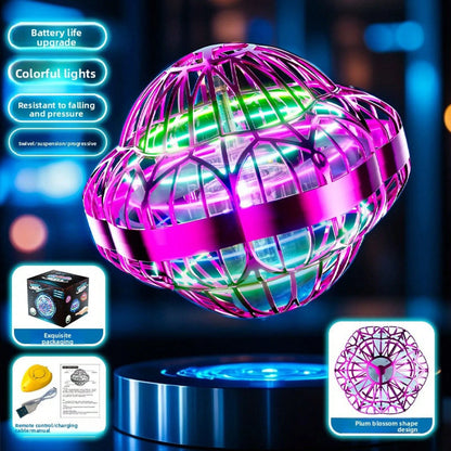 SKYQITIAN Third Generation UFO Toy With Intelligent Sensor Control Hand Wave Activation LED Lights For Kids & Adults Interactive Play