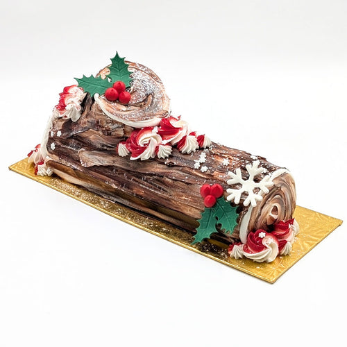 Small Yule Log - Peppermint