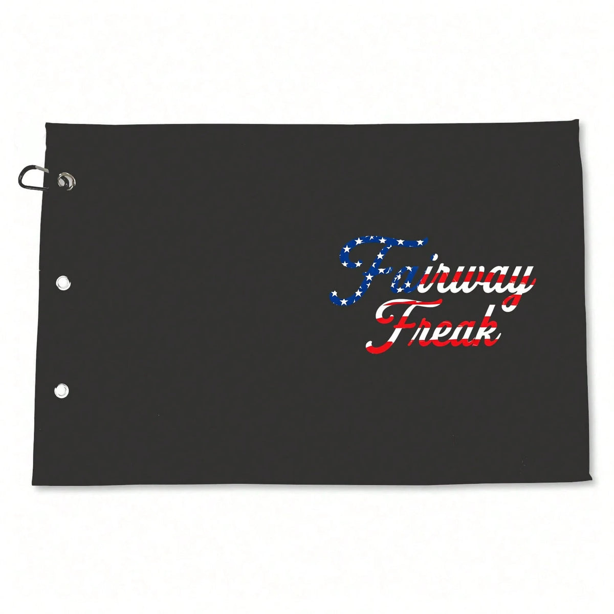 Solid Black Base Waffle Weave Microfiber Golf Towel Ultra Absorbent Quick Drying Soft Fabric For Outdoor Golf Course And Golf Bag Daily Cleaning Accessory Ideal Holiday Gift Choice For Golf Enthusiast