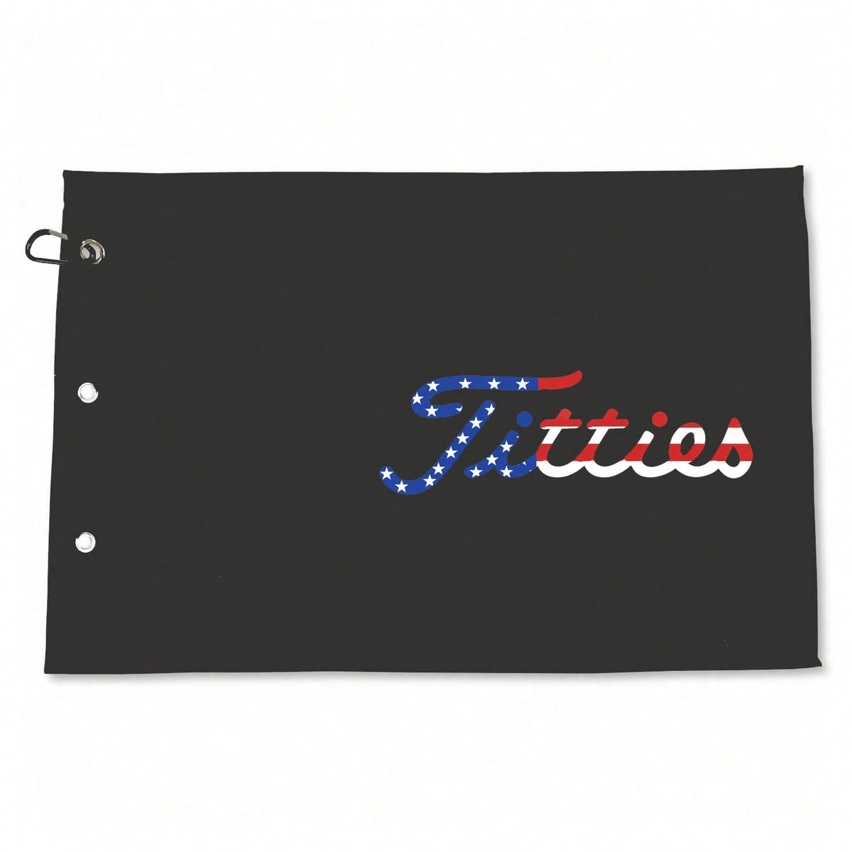 Solid Black Base Waffle Weave Microfiber Golf Towel Ultra Absorbent Quick Drying Soft Fabric For Outdoor Golf Course And Golf Bag Daily Cleaning Accessory Ideal Holiday Gift Choice For Golf Enthusiast