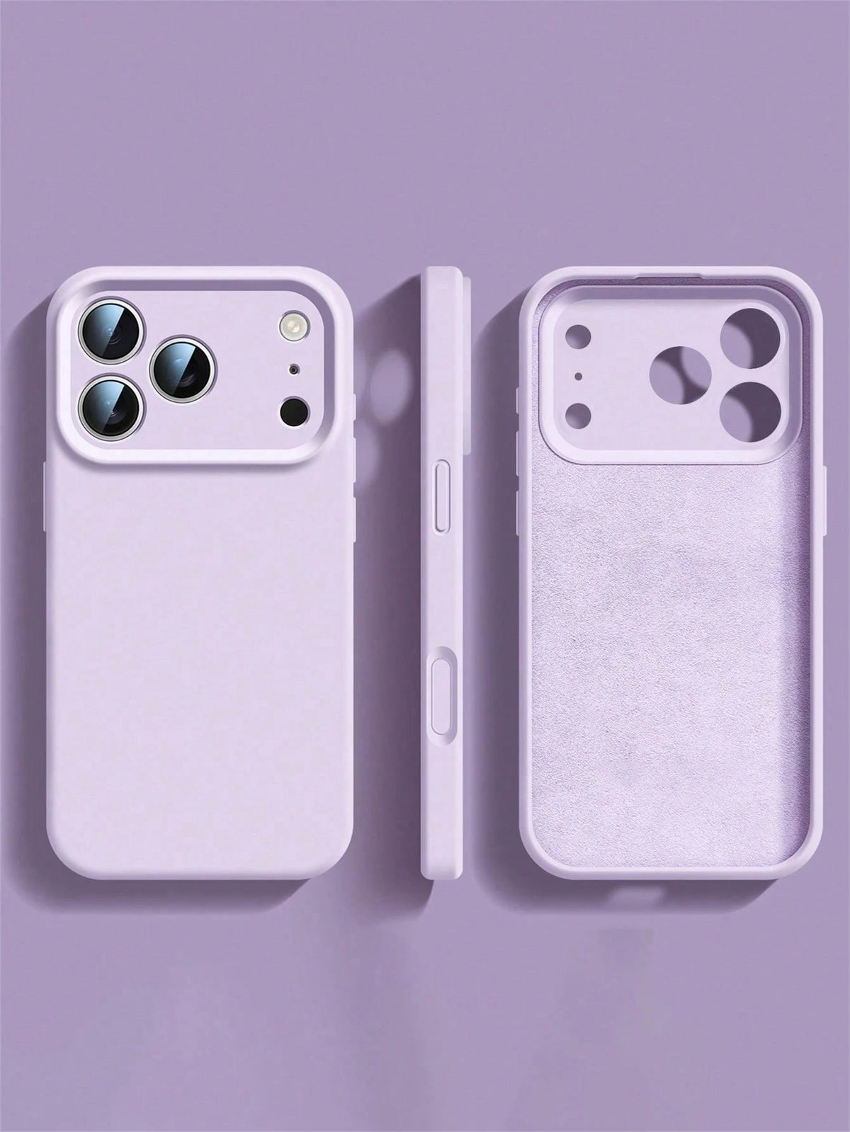 Solid Pink Liquid Silicone Case Compatible With IPhone 17 Pro Max, 17 Pro, 17 Air, 17, 16, 15, 14, 13, 12, 11 Pro Max Plus, Soft Touch Shock-Absorbing Protective Cover Spring Easter Gift