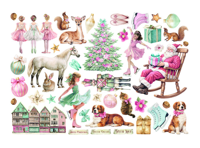 Stamperia - Ephemera - Winter Magic. Available at Embellish Away located in Bowmanville Ontario Canada.