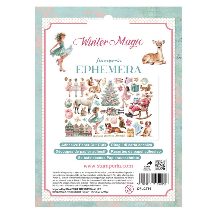 Stamperia - Ephemera - Winter Magic. Available at Embellish Away located in Bowmanville Ontario Canada.