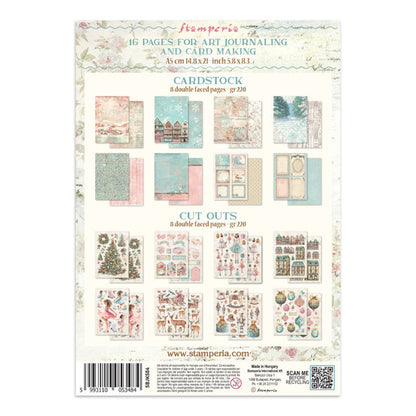 Stamperia - Junk Journal Focus Points - Winter Magic. Available at Embellish Away located in Bowmanville Ontario Canada.