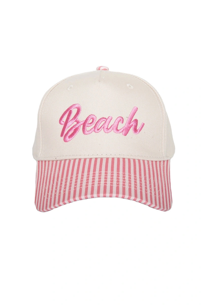 Striped Beach Trucker Hat