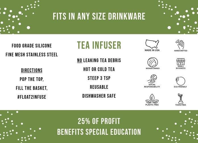Tea Infuser - Chicken (Green Base) by Float2Infuse