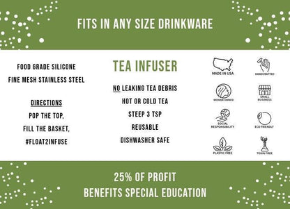 Tea Infuser - Chicken (Green Base) by Float2Infuse