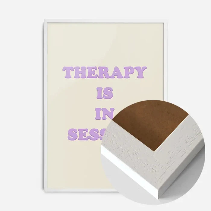 21x30cm | 8¼ x 11¾in / White Wood Frame
